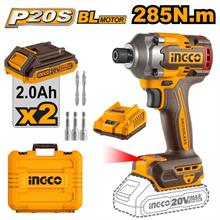 AVVITATORE IMP. 285NM BL 20V C/2BAT 2AH INGCO