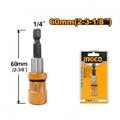 PORTAINSERTI REGOLABILE 1\4 X 60 MM INGCO