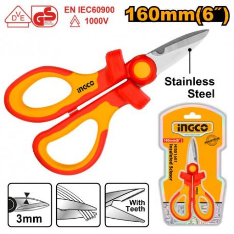 FORBICI DA ELETTRICISTA ISOLATE 160 MM INGCO