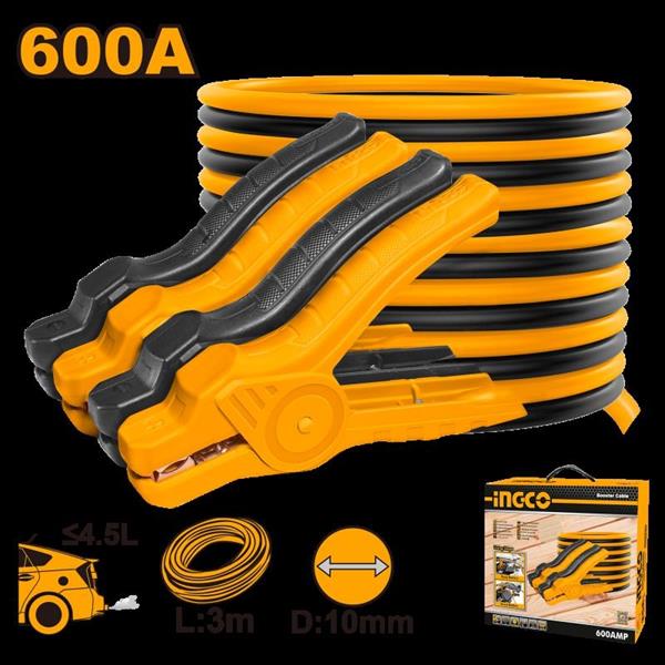 CAVI BATTERIA AUTO 600A 3,0MT INGCO