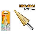 FRESA CONICA A GRADINO 4-22MM INGCO