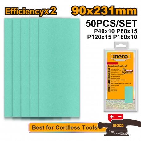 SET 50 DISCHI CARTA ABR MM 90X231 INGCO