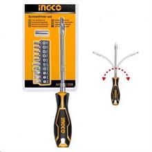 SET 12 CACCIAVITE FLESSIBILE C/INSERTI INGCO