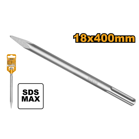 SCALPELLO SDS-MAX 18X400MM P. ACUTA INGCO