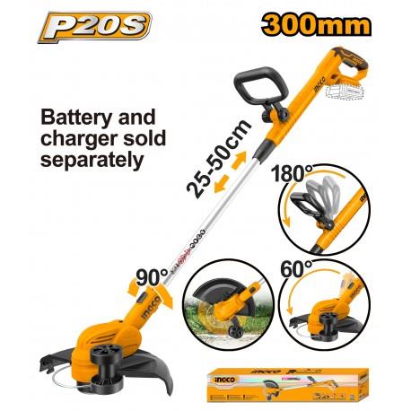TAGLIAERBA 20V S/BATTERIA MM 300 INGCO
